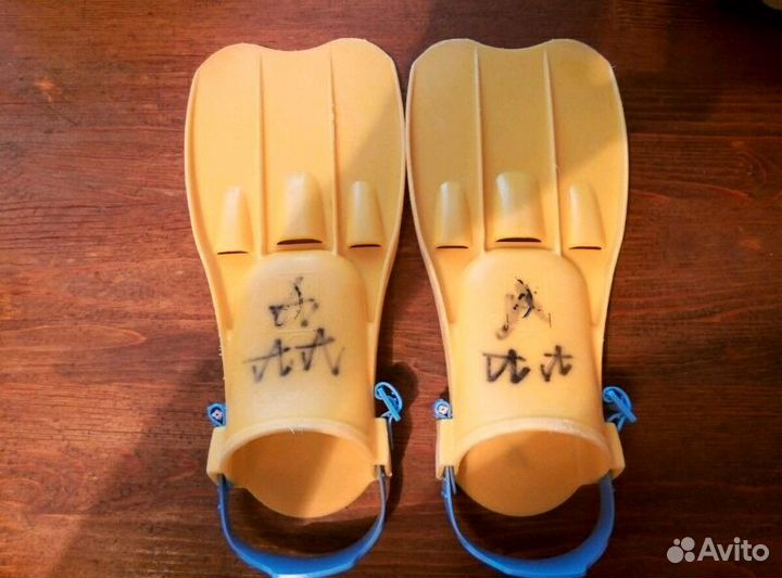 Ласты детские пластмассовые