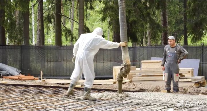 Бетон, бетононасос