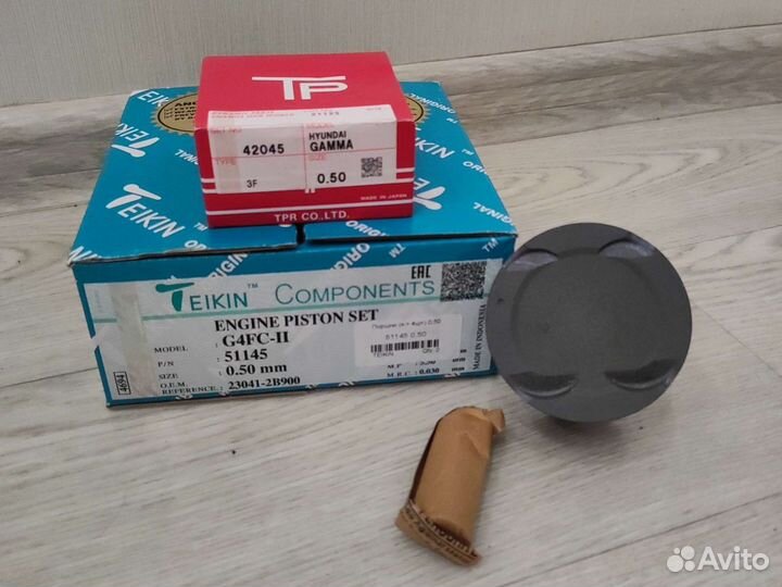 Поршни + кольца (0,5) 51145050 Solaris RIO 17+