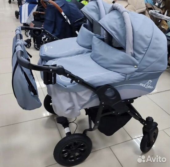 Коляска 2 в 1 для двойни
