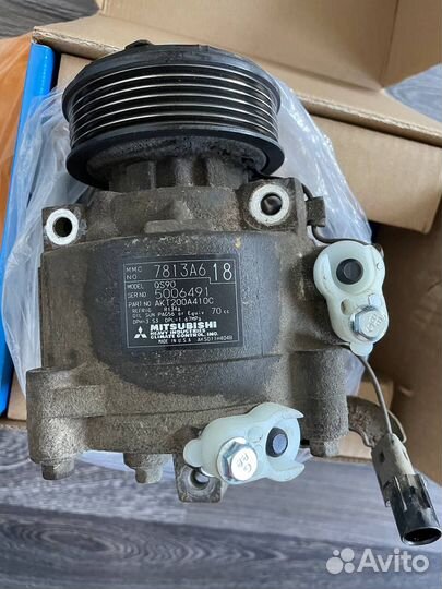 Компрессор кондиционера на mitsubishi outlander 3