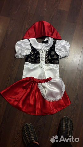 Костюм красной шапочки женский