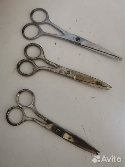 Ножницы времен СССР 3 штуки