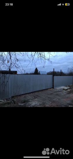 Автоматические откатные ворота