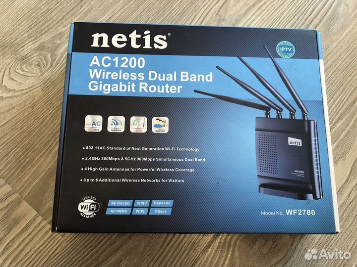 Роутер Netis WF2780 AC1200