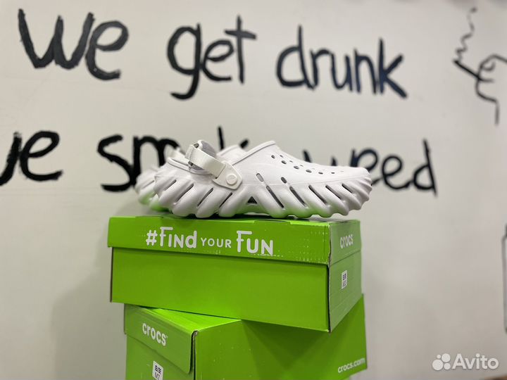 Сабо crocs echo clog