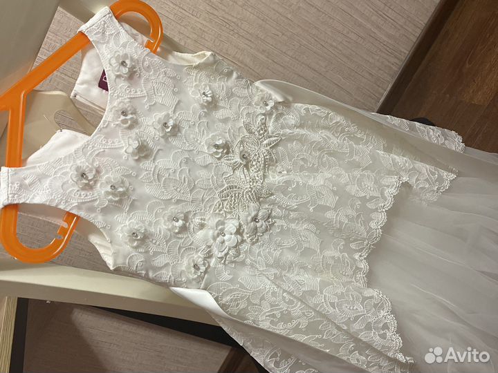 Нарядное платье для девочки 4 5 6 лет