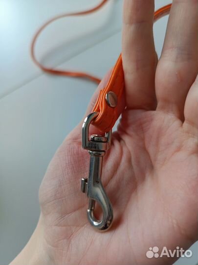 Поводок кожа для животных 1 м