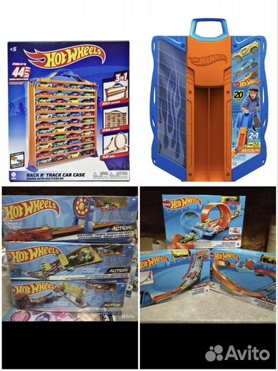 Hot wheels Треки, кейсы