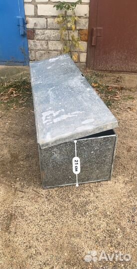 Ящик сейф металлический