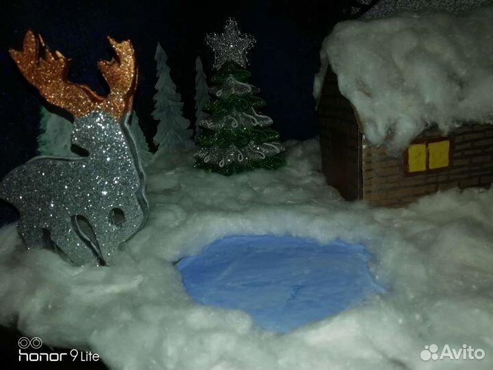 Завораживающая новогодняя поделка