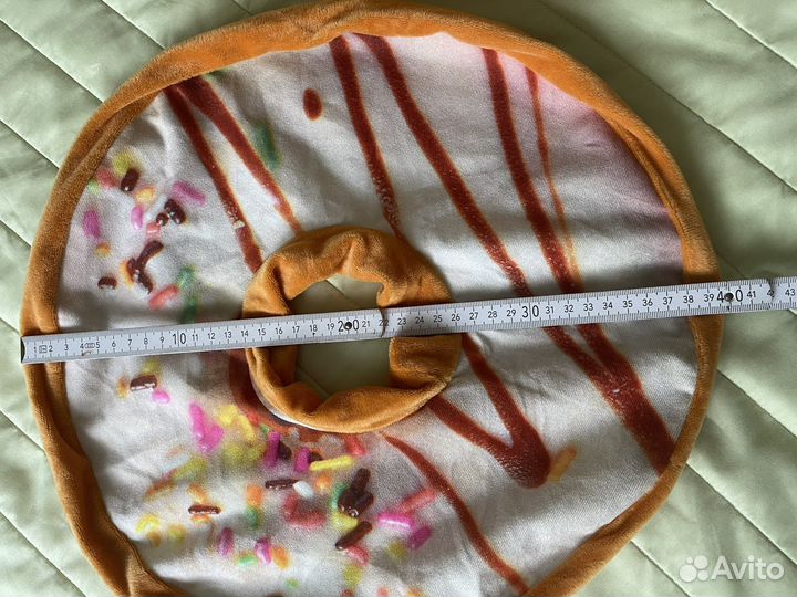 Подушка наволочка пончик