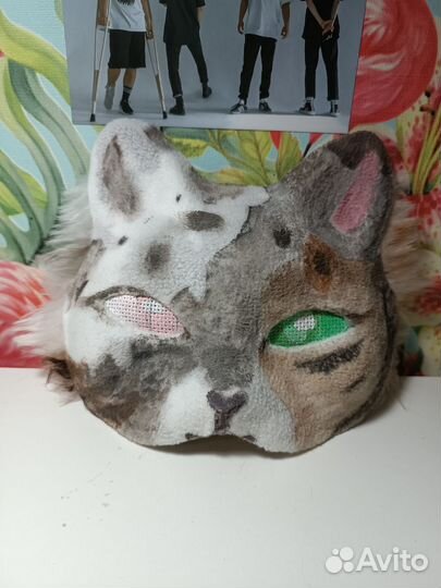 Маска для квадробики кошка