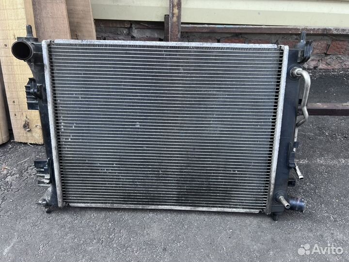 Радиатор на kia rio
