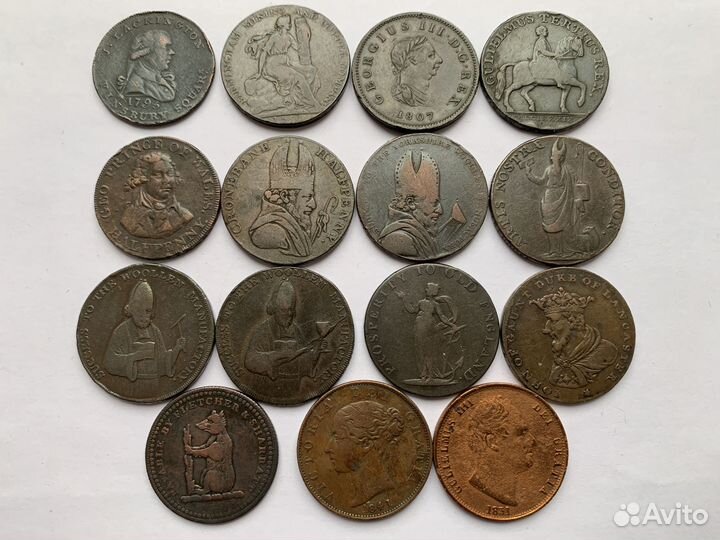 Монеты-7. Старая Англия.Ирландия