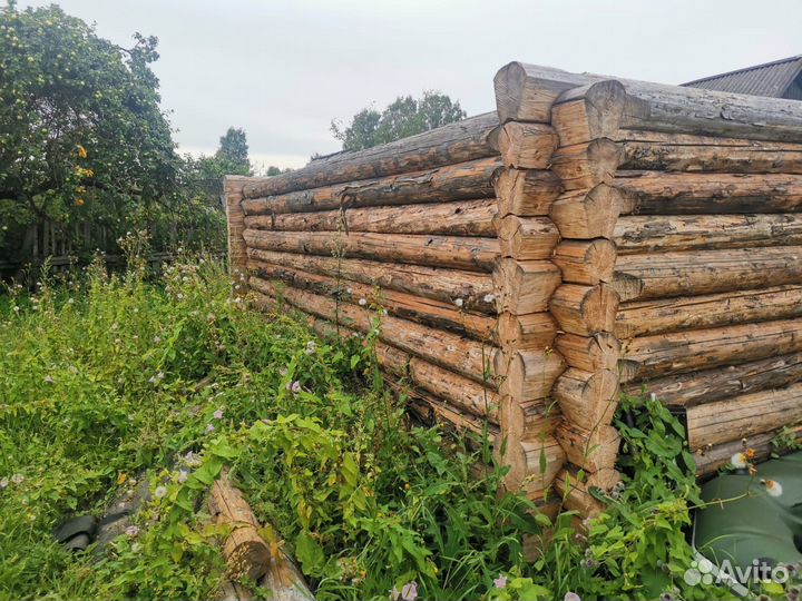 Сруб бани, дома. 6х6, пятистенок