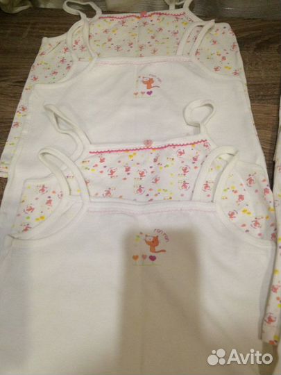 Майки и трусики для девочки 92, 98, 104 см