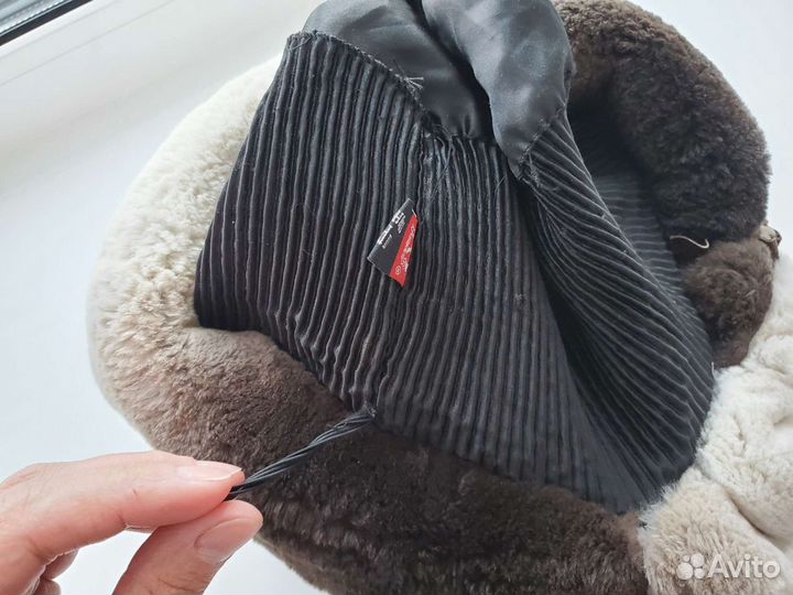 Шапка женская енот