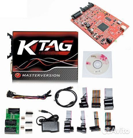 Автосканер Программатор эбу ktag ECU 7.020 EU RED