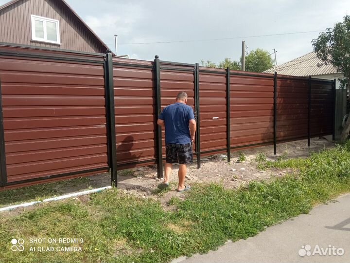 Сварочные работы, установка ворот, заборов