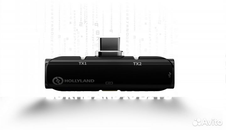 Радиосистема Hollyland Lark C1 Duo Type-C Чёрная