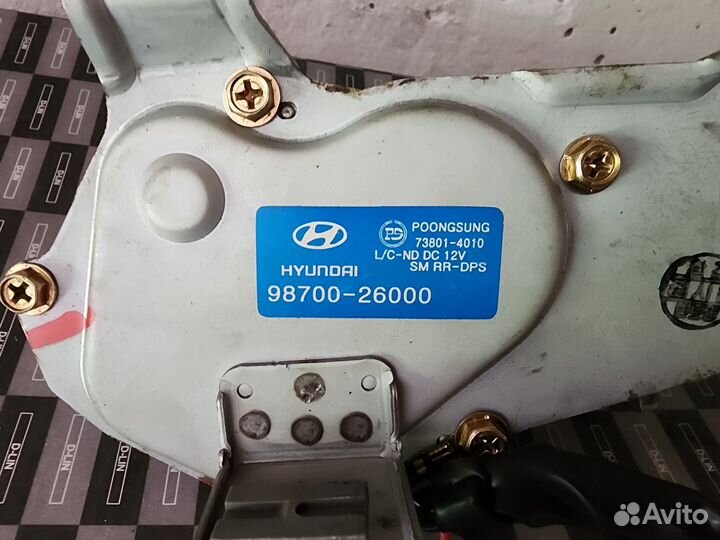 Мотор заднего стеклоочистителя santa fe classic