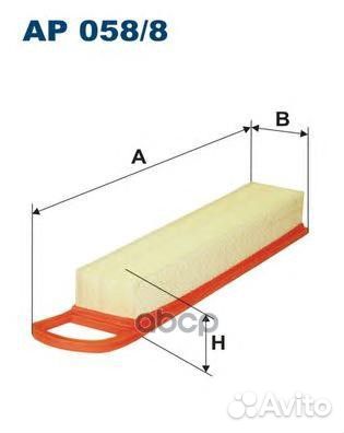 Фильтр воздушный filtron AP058/8 AP058/8 Filtron