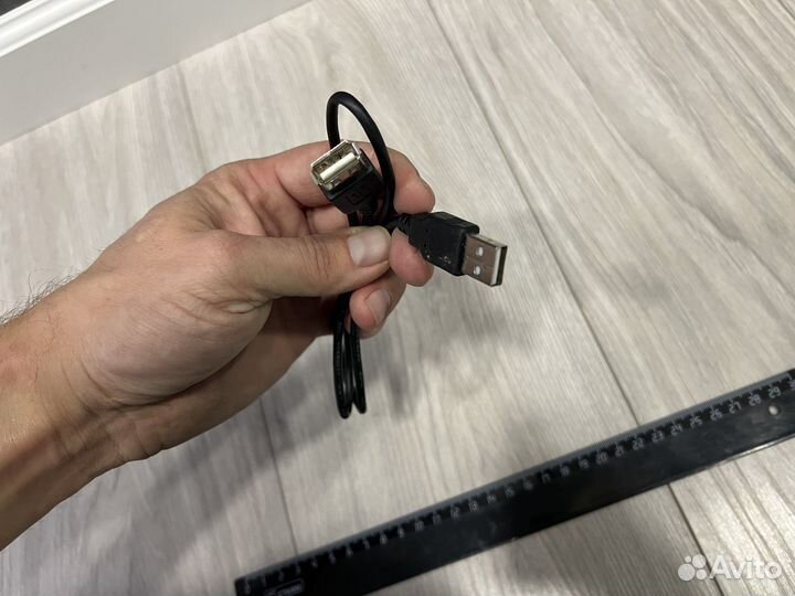 Кабель USB - USB (мама - папа)