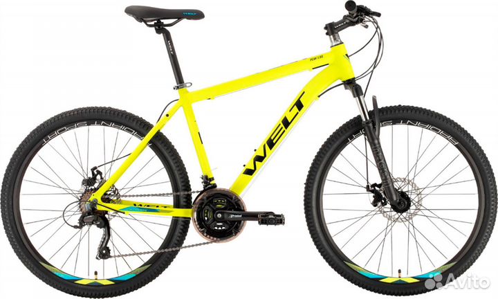 Велосипед welt Peak 1.0 D 26 (2022) Acid Green Kra