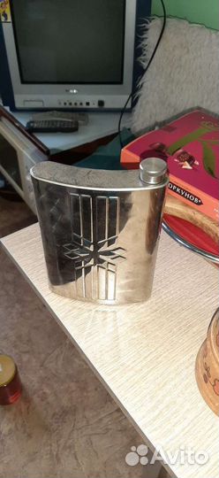 Фляжка 0.2 литра нержавеющей сталь2шт