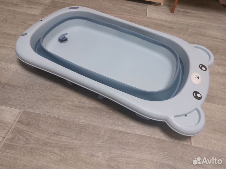 Ванночка для купания складная +стульчик