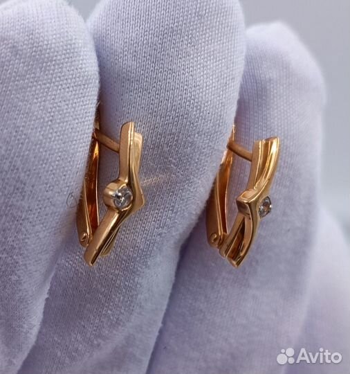 Золотые Серьги 585 пробы. Рассрочка
