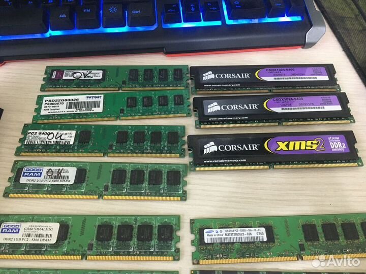 Оперативная память DDR2 2 Гб и 1 Гб для пк и Ноутб