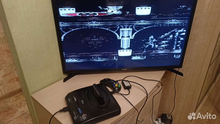 Игровая ретро приставка Sega Mega Drive 2 16-bit
