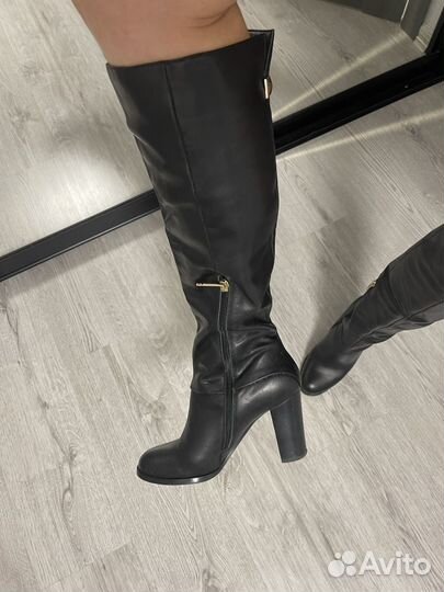 Сапоги женские натуральная кожа Basconi