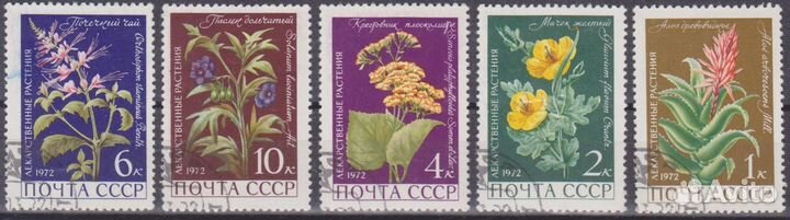 Флора-фауна на марках СССР