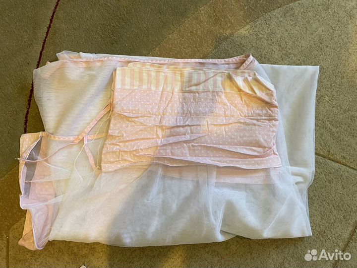 Комплект в кроватку с балдахином