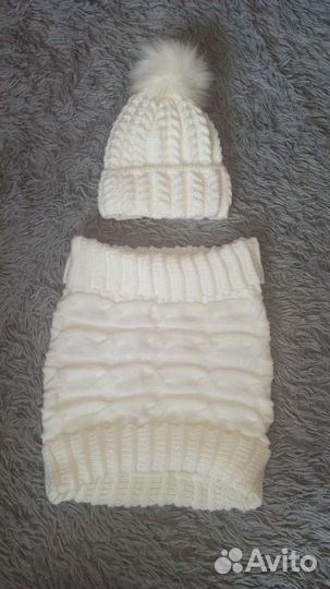 Шапка и снуд шарф