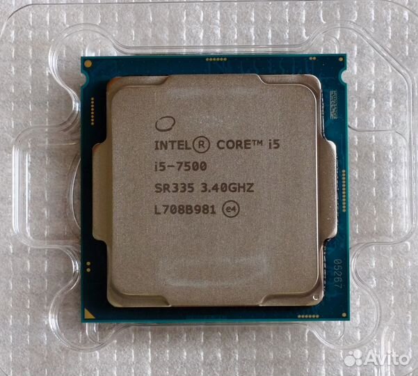 Процессор Intel core i5 7500