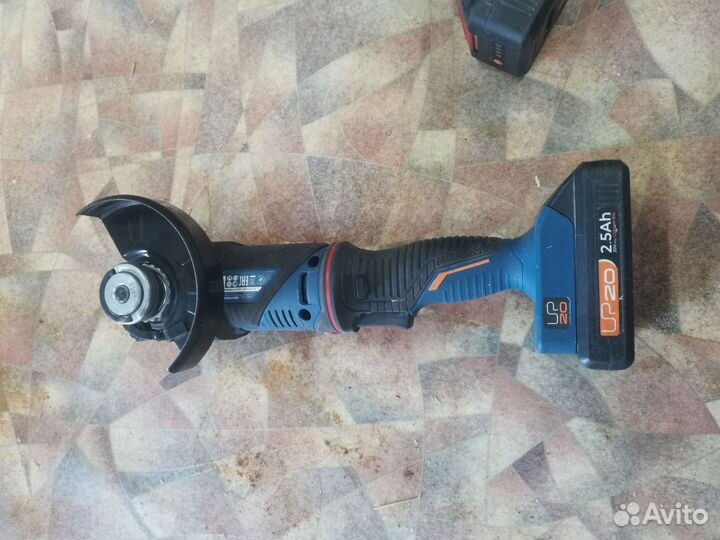 Аккумуляторный перфоратор и болгарка Dexter + 2акб