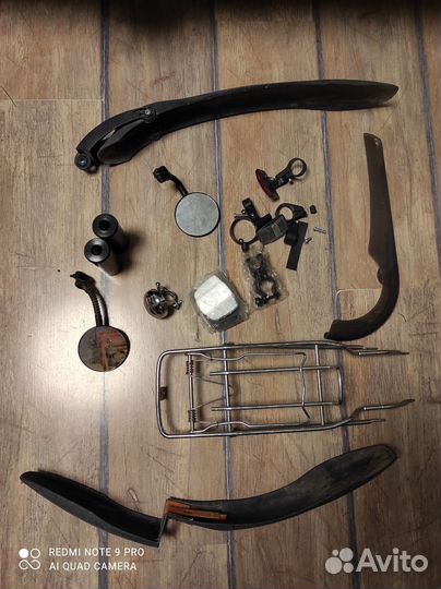 Крылья багажник катафоты: запчасти для велосипеда