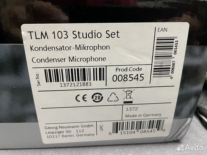 Микрофон neumann tlm 103 replica