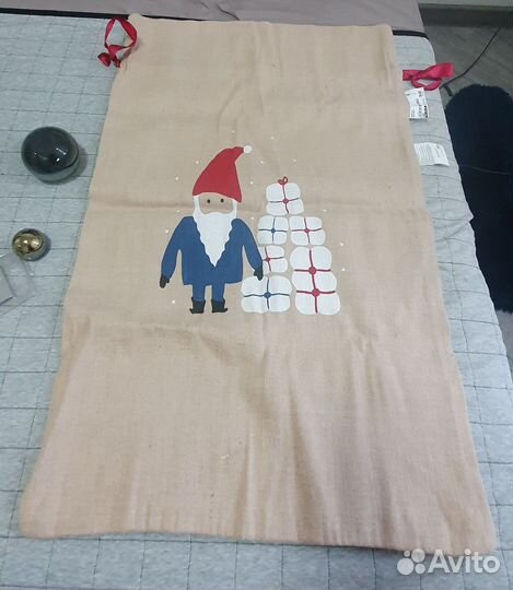 IKEA к нг: мешок салфетки банки свечи поднос