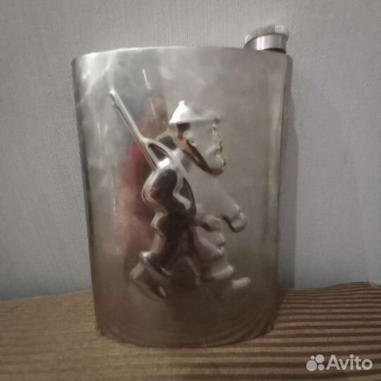 Фляга карманная из нержавейки