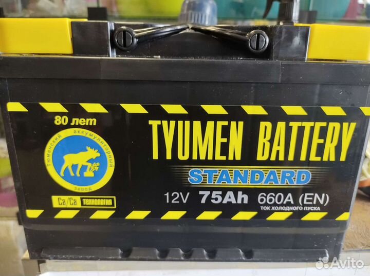 Аккумуляторы Тюмень 75А Доставка