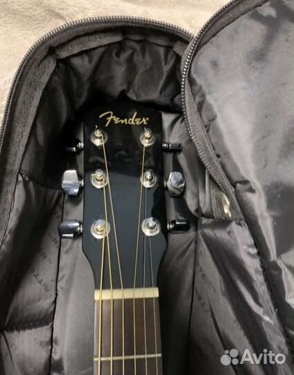 Гитара Fender CD 60 + чехол + настройщик струн