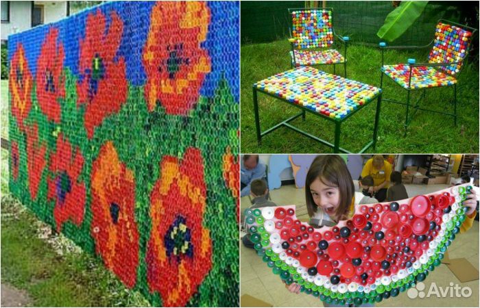 Крышки от пластиковых бутылок д/ подделок