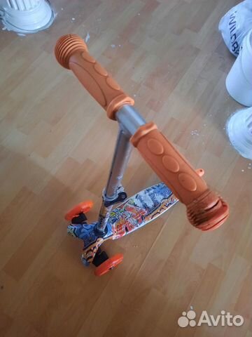 Самокат детский трехколесный бу