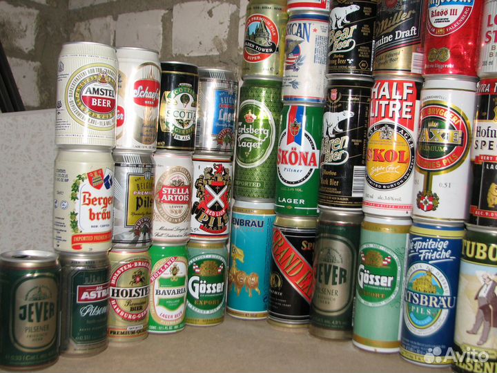 Коллекция пивных банок