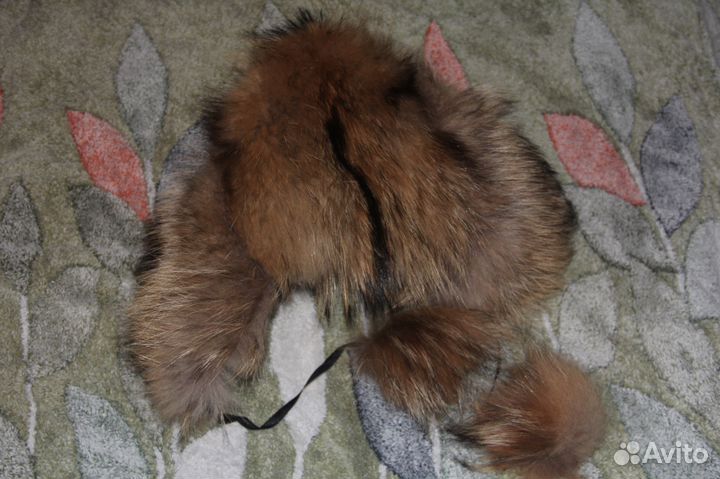 Шапка детская на 12-14лет, охват 55см, лиса Новая